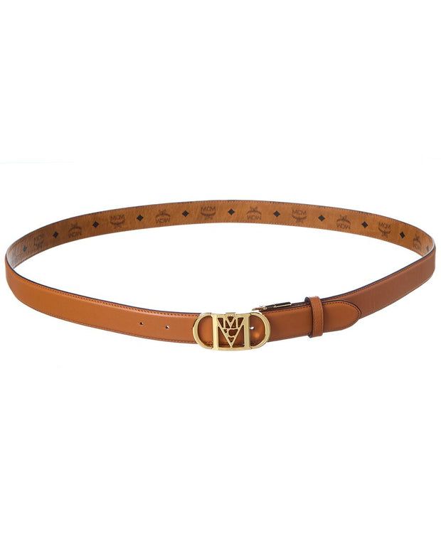 Mcm Mode Mena Reversible Leather Belt