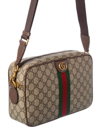 Gucci Gucci Ophidia Medium Gg Supreme Canvas & Leather Crossbody