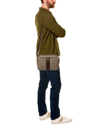 Gucci Gucci Ophidia Medium Gg Supreme Canvas & Leather Crossbody