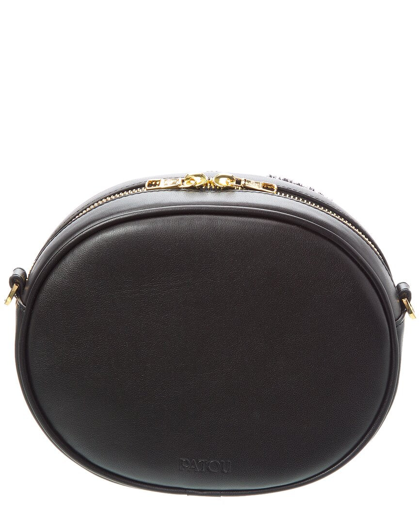 Patou Le Jp Leather & Shearling Shoulder Bag
