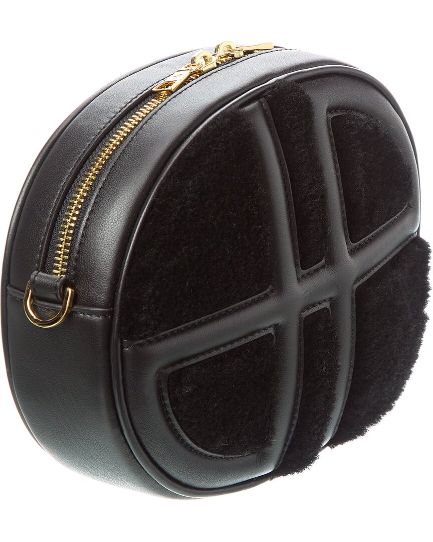 Patou Le Jp Leather & Shearling Shoulder Bag