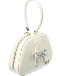 Self-Portrait Leather Top Handle Mini Bag