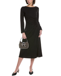 Self-Portrait Rhinestone Chainmail Leather Crescent Bag