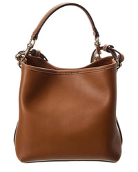 Gucci Gg Mini Emblem Leather Bucket Bag