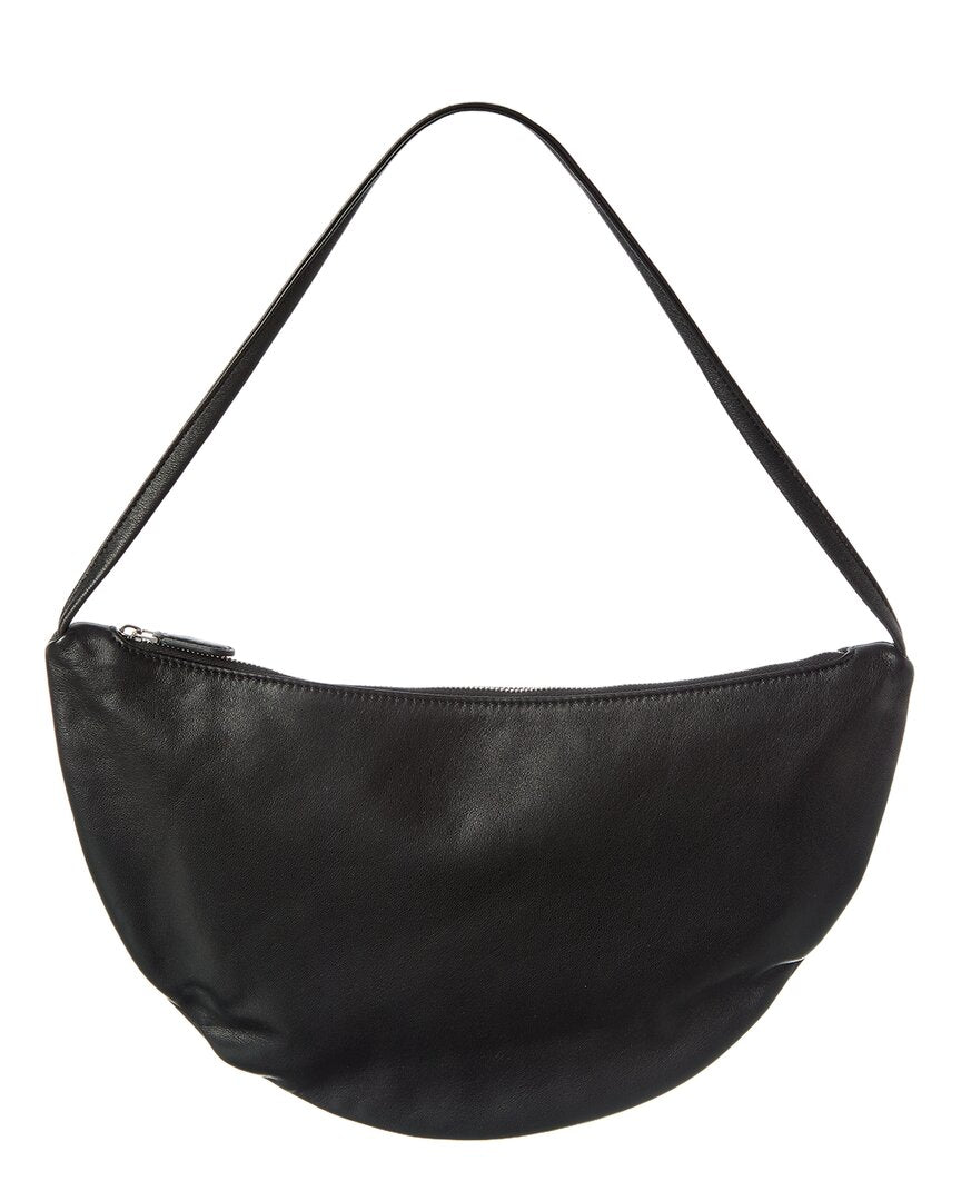 The Row Lizzy Small Leather Hobo Bag