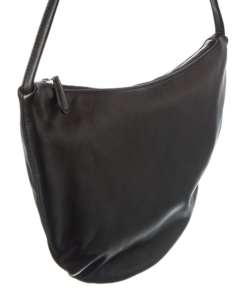 The Row Lizzy Small Leather Hobo Bag
