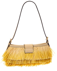 FENDI Fendi Baby Raffia Shoulder Bag