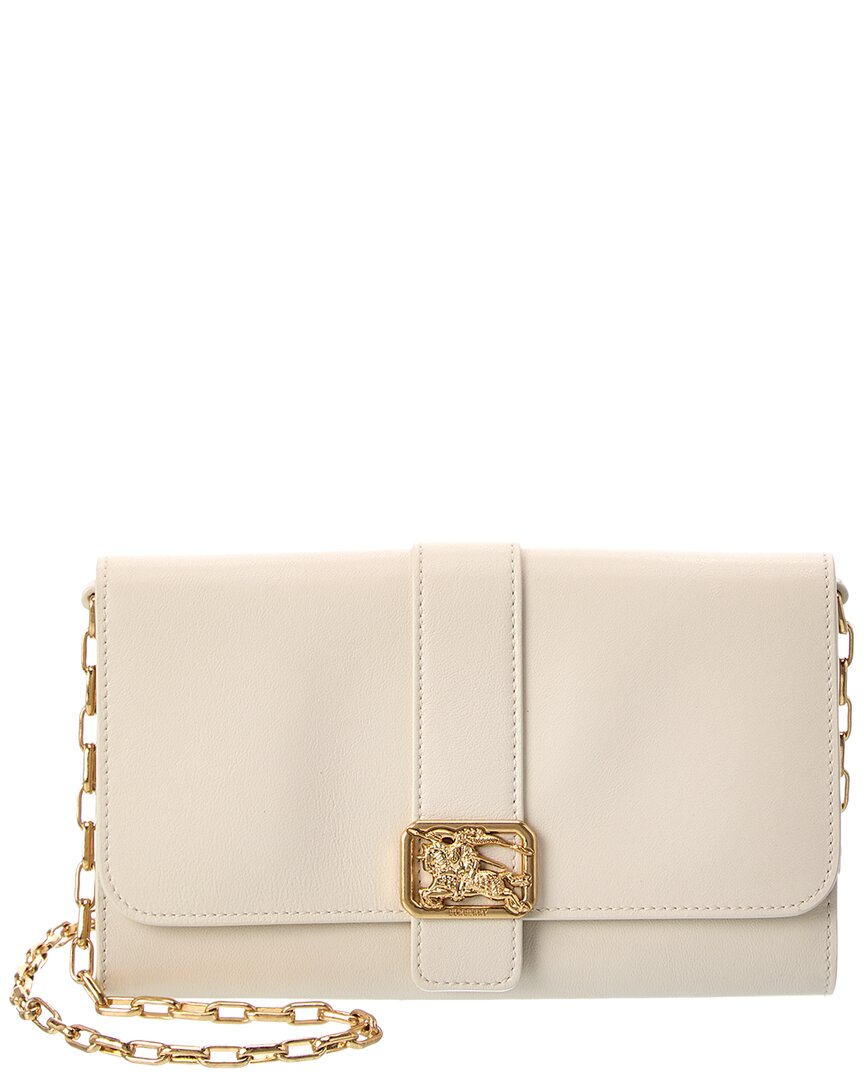 Burberry Burberry Rider Leather Wallet On Chain