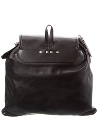 Saint Laurent Logo Leather Backpack