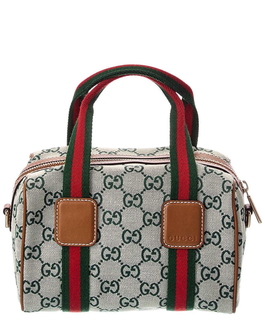 Gucci Mini Gg Canvas & Leather Handbag