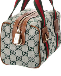 Gucci Mini Gg Canvas & Leather Handbag