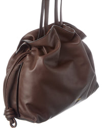 Loewe Flamenco Large Leather Bucket Bag