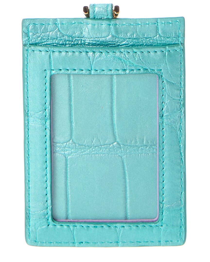 Versace La Medusa Croc-Embossed Leather Card Holder On Chain – Bluefly