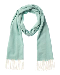 Amicale Cashmere Woven Melange Solid Cashmere Scarf
