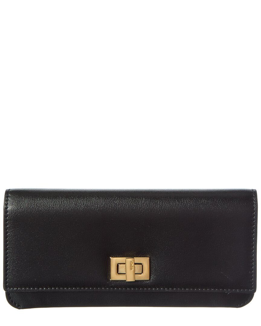 FENDI Fendi Way Leather Continental Wallet