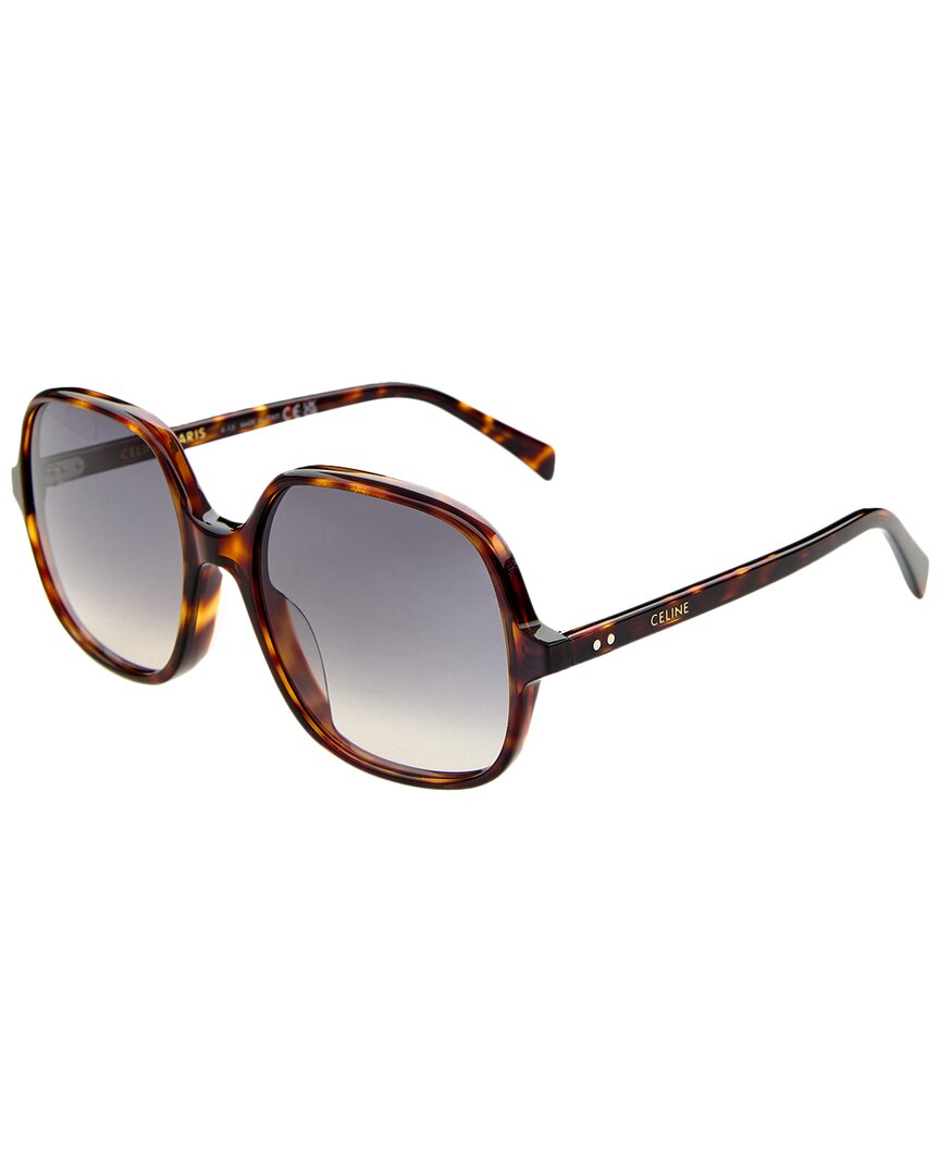 Celine Women's Cl40244u 56Mm Sunglasses Brown Multi