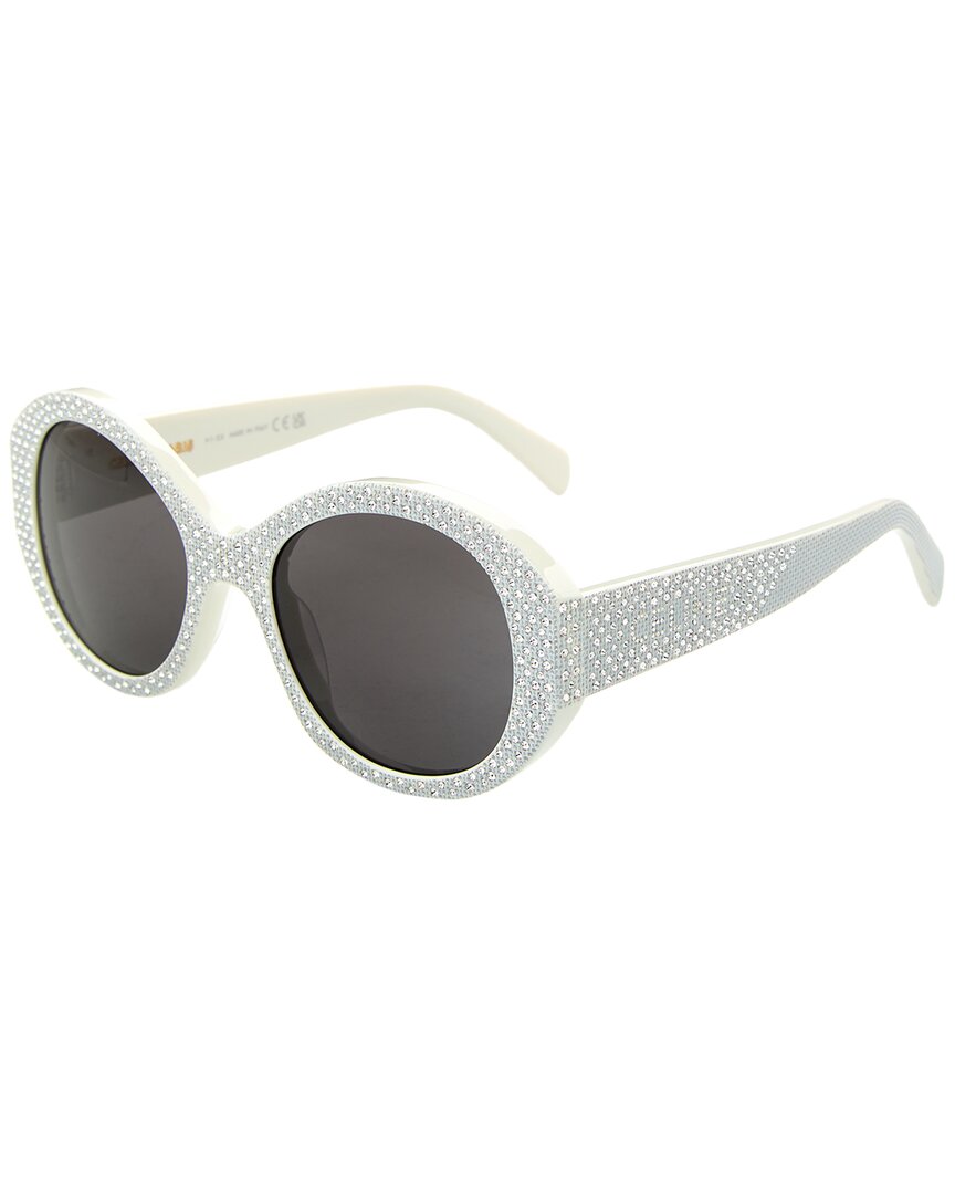 Celine Women's Cl4240is 53Mm Sunglasses White