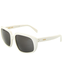 Celine Women's Cl40073i 60Mm Sunglasses White