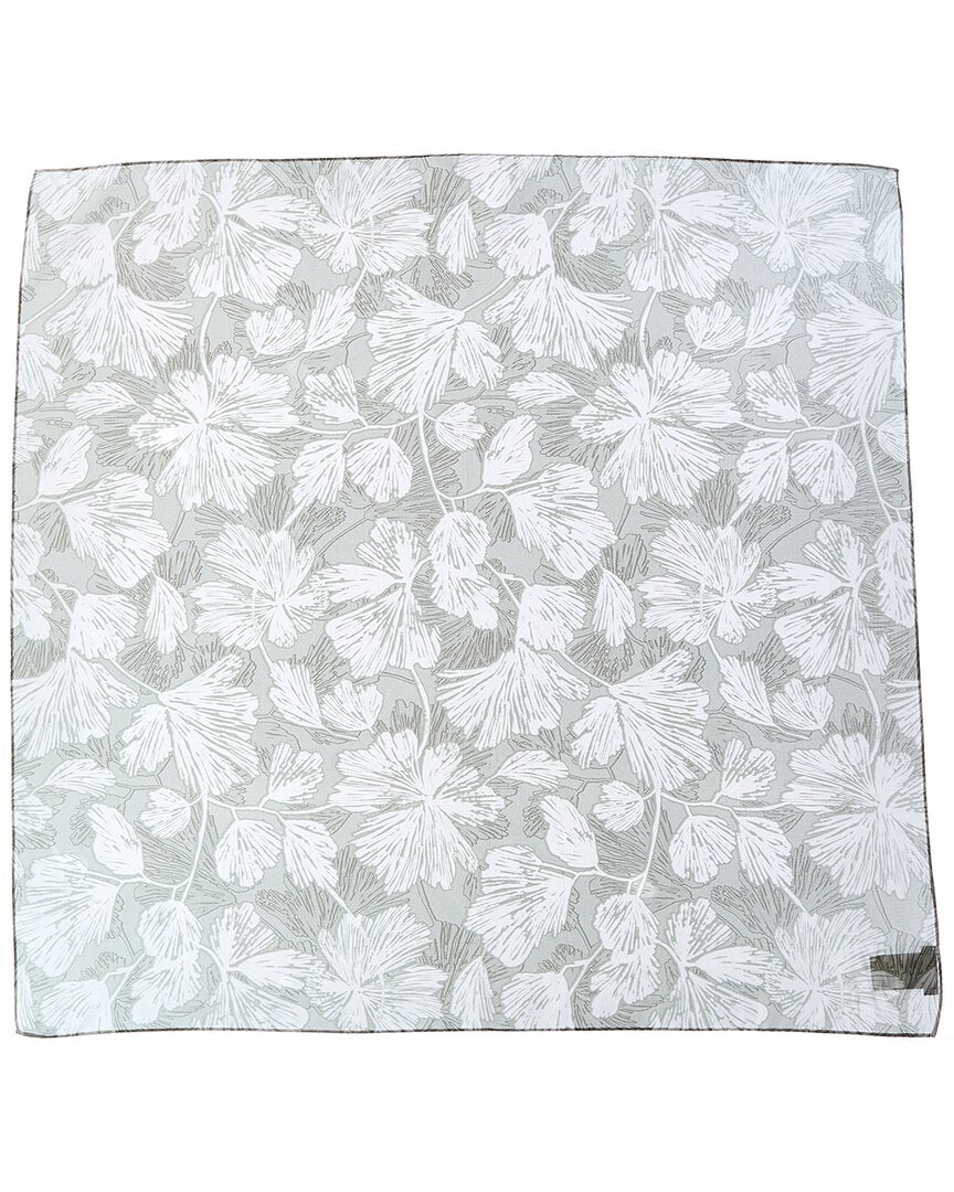 Brunello Cucinelli Brunello Cucinelli Floral-Printed Square Silk Scarf