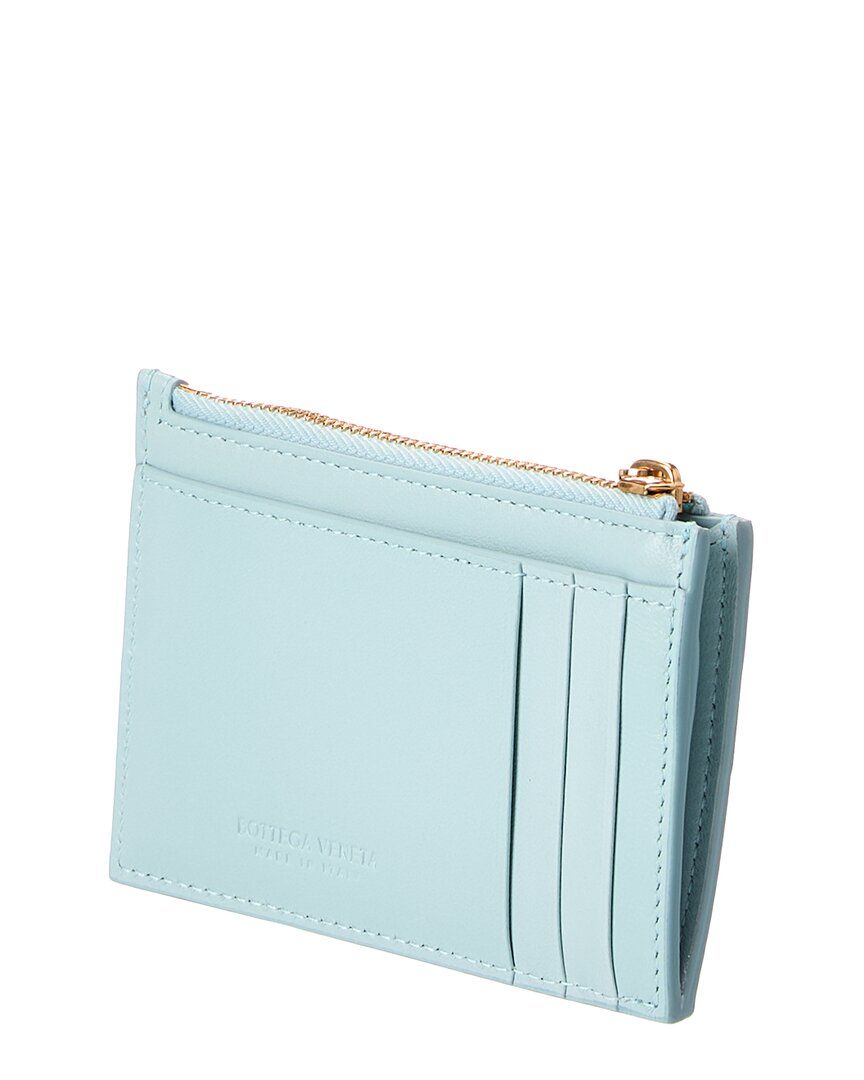 Bottega Veneta Bottega Veneta Cassette Zippered Intreccio Leather Card Case