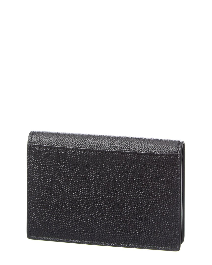Saint Laurent Signature Leather Card Case
