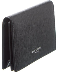 Saint Laurent Signature Leather Card Case