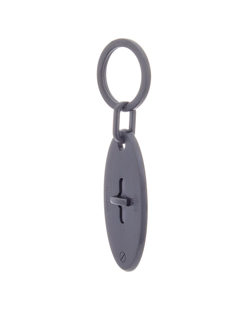 Mulberry Postman's Buckle Key Ring Black