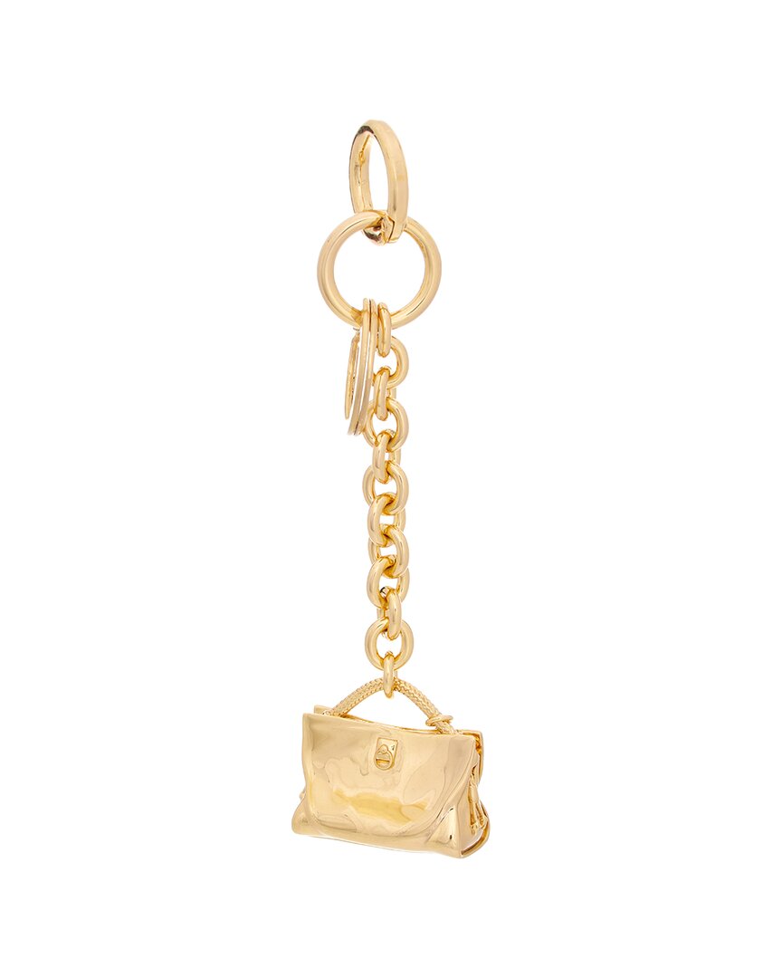Mulberry Iris Charm Gold