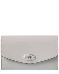 Mulberry Darley Medium Leather Wallet ONE SIZE Grey Multi