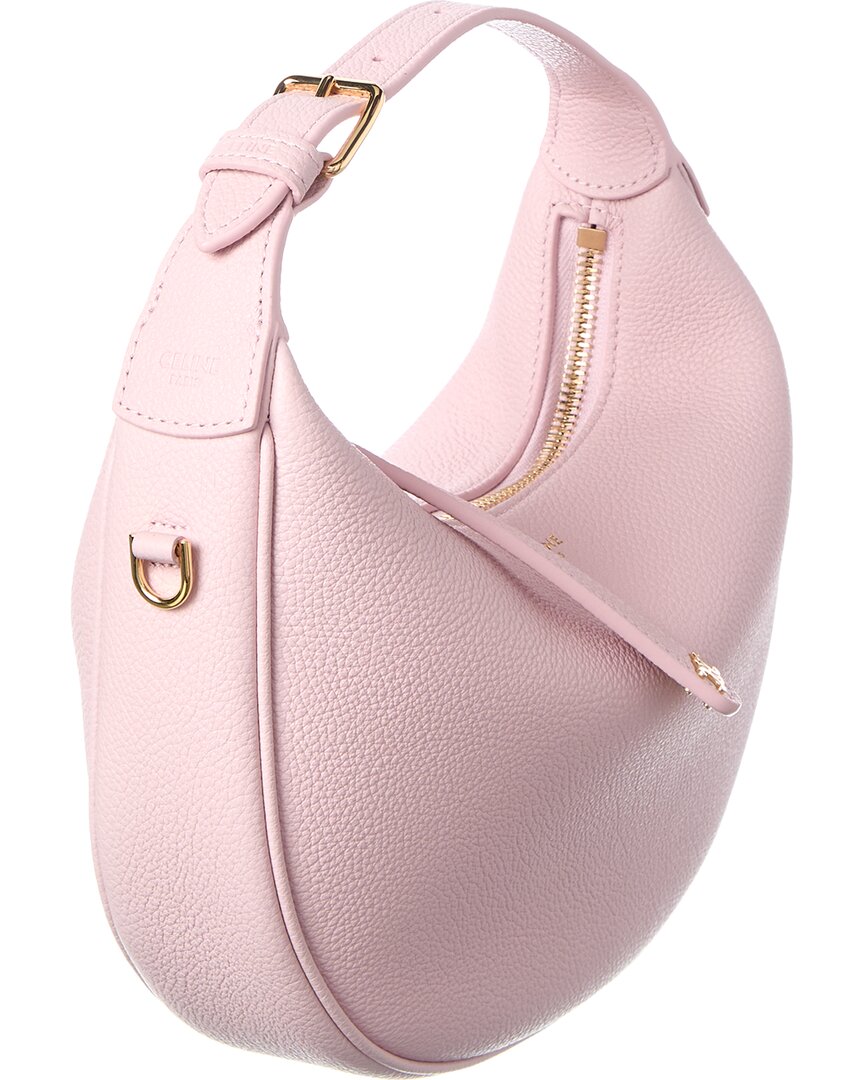 CELINE Celine Leather Hobo Bag
