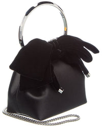 Jimmy Choo Bon Bon Satin & Velvet Bucket Bag