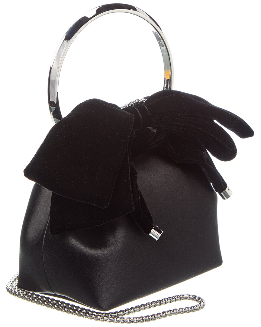Jimmy Choo Bon Bon Satin & Velvet Bucket Bag