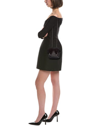 Jimmy Choo Bon Bon Satin & Velvet Bucket Bag