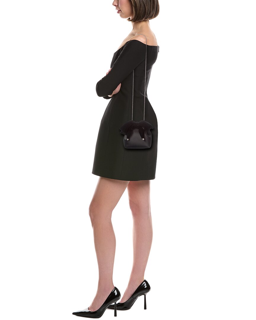 Jimmy Choo Bon Bon Satin & Velvet Bucket Bag