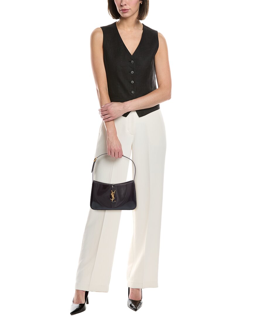 Saint Laurent Le 5 A 7 Patent Hobo Bag