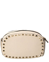 Valentino Rockstud Mini Grainy Leather Crossbody