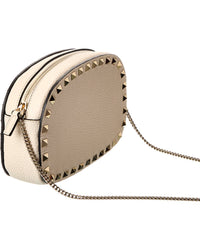 Valentino Rockstud Mini Grainy Leather Crossbody
