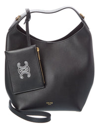 CELINE Celine Leather Shoulder Bag