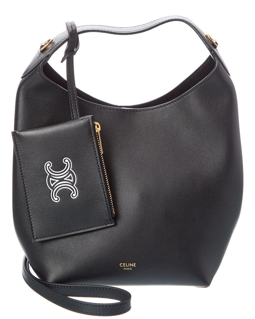 CELINE Celine Leather Shoulder Bag
