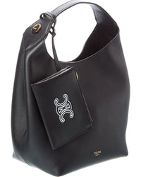 CELINE Celine Leather Shoulder Bag