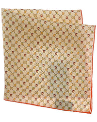 Gucci Silk Pocket Square White