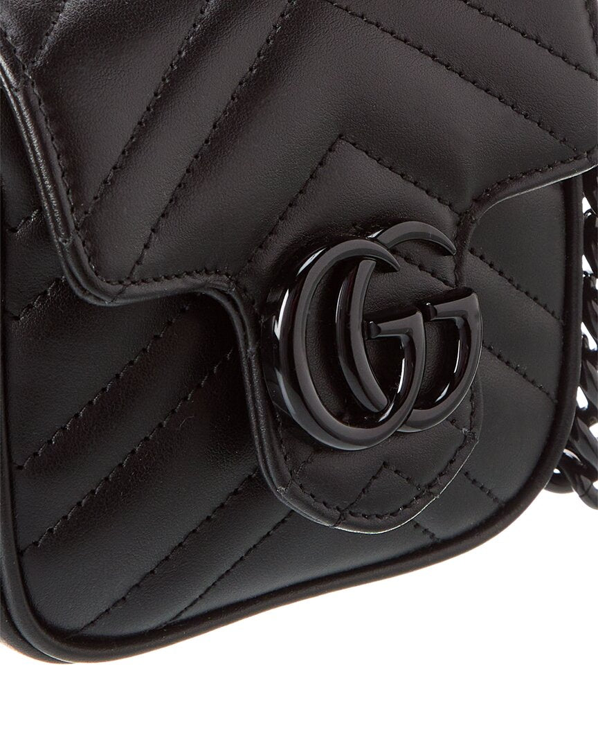 Gucci Gg Marmont Leather Belt Bag