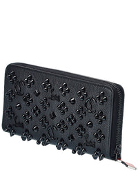 Christian Louboutin Panettone Studded Leather Zip Around Wallet