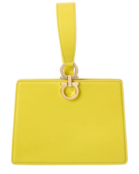 Ferragamo Ferragamo Gancini Mini Leather Clutch