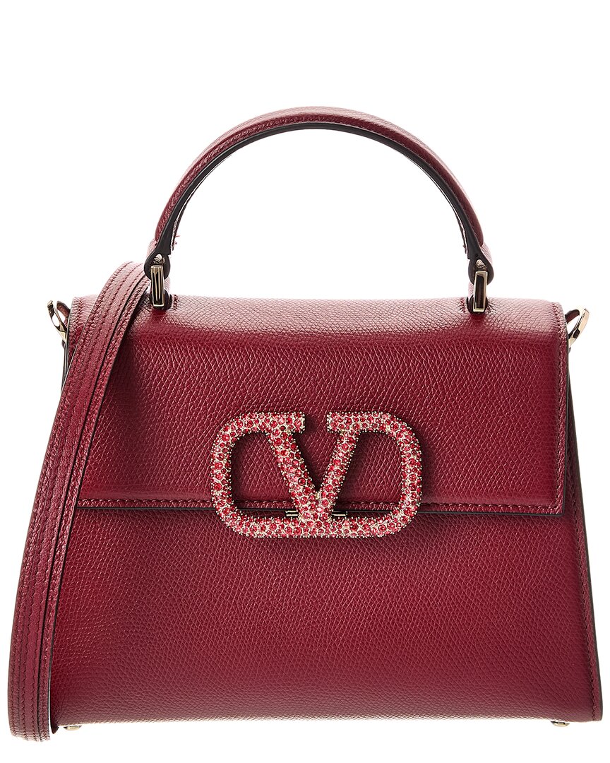 Valentino Valentino Vsling Small Leather Satchel