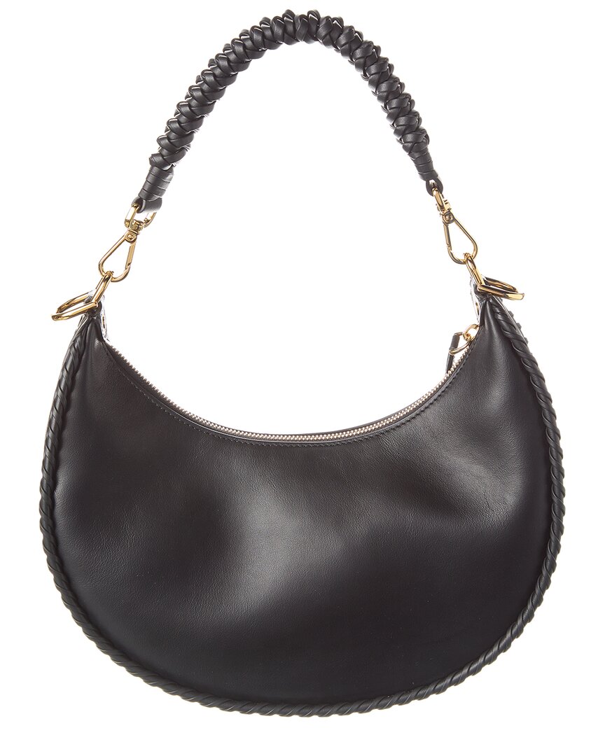 Fendi Fendigraphy Small Leather Hobo Bag