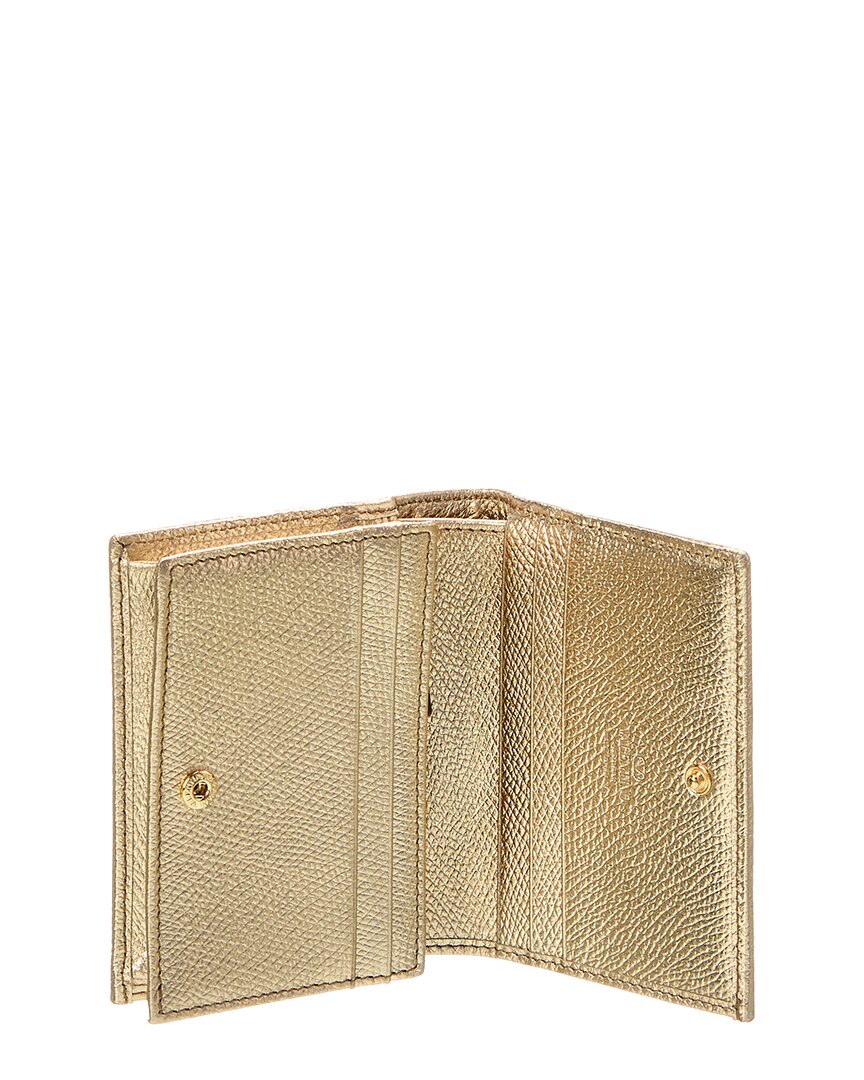 Valentino Vlogo Signature Leather Card Case