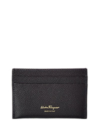 Ferragamo Gancini Leather Card Holder
