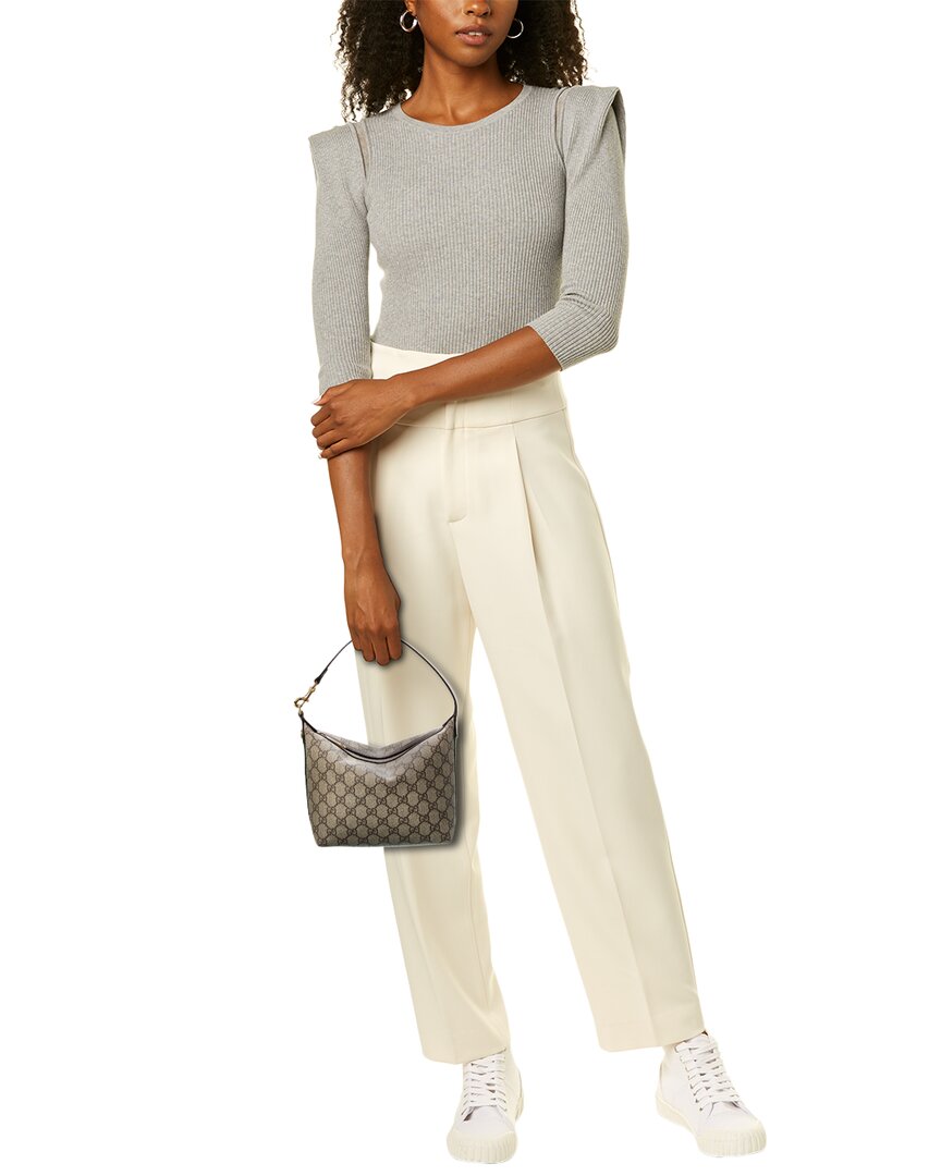 Gucci Ophidia Mini Gg Supreme Canvas & Leather Hobo Bag