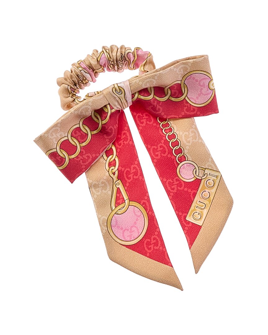 Gucci Chain Silk Scrunchie